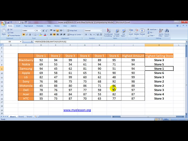 فیلم آموزشی: Index And Match -11 - With Max Formula Lookup The Highest Value (انگلیسی) با زیرنویس فارسی