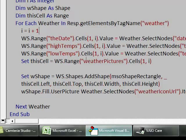 فیلم آموزشی: Excel VBA با استفاده از سرویس وب با XMLHTTP - پیش بینی آب و هوا با زیرنویس فارسی