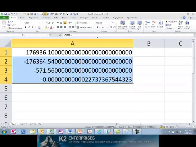 فیلم آموزشی: رسیدگی به مسائل گرد کردن در Excel.mp4 با زیرنویس فارسی