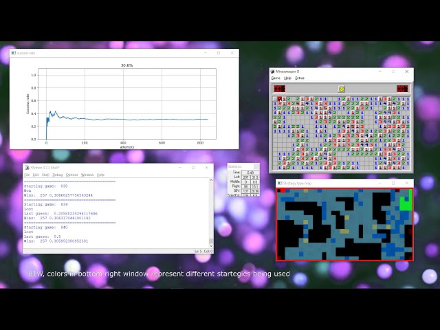 فیلم آموزشی: اسکریپت پایتون در چند ثانیه Minesweeper را شکست می دهد (30+٪ موفقیت در متخصص) با زیرنویس فارسی