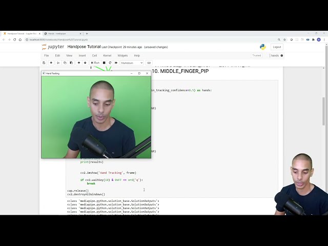 فیلم آموزشی: AI Hand Pose Estimation با MediaPipe و Python با زیرنویس فارسی