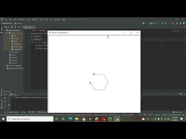 فیلم آموزشی: آموزش ساخت چند ضلعی در پایتون | نحوه ایجاد یک چند ضلعی در پایتون/پیچارم با زیرنویس فارسی