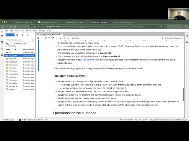 فیلم آموزشی: استفاده از JupyterHub و Python DesignSafe برای تحقیقات مخاطرات طبیعی | 14 آوریل 2022