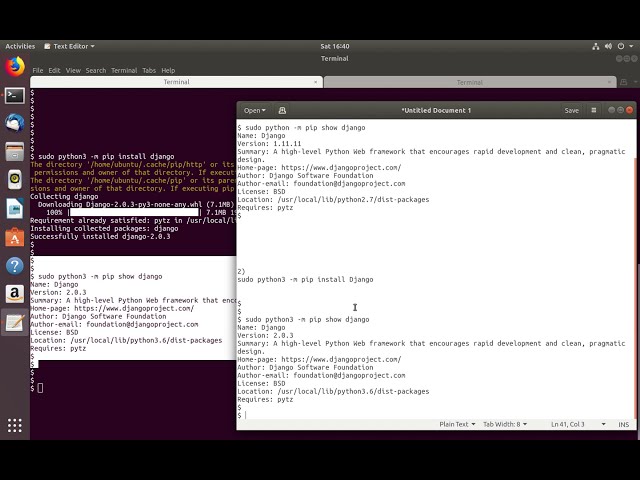 فیلم آموزشی: Python 3 نحوه نصب و حذف بسته ها با استفاده از PIP با زیرنویس فارسی