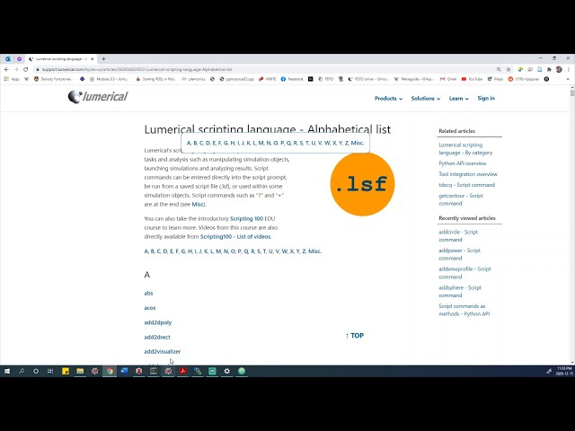 فیلم آموزشی: آموزش Lumerical FDTD Python API