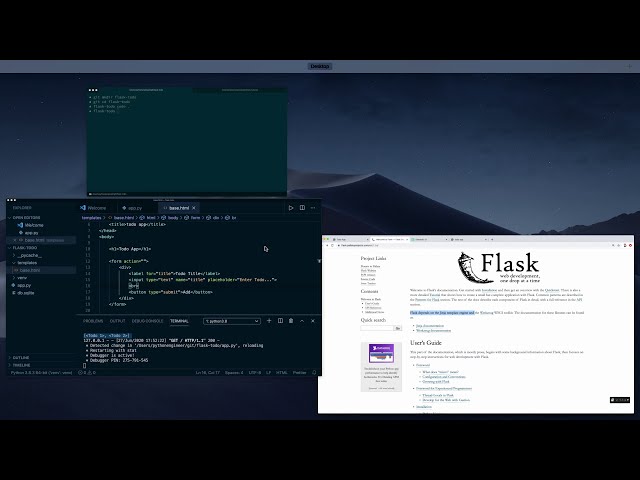 فیلم آموزشی: آموزش مبتدی Python Flask - Todo App - Crash Course با زیرنویس فارسی