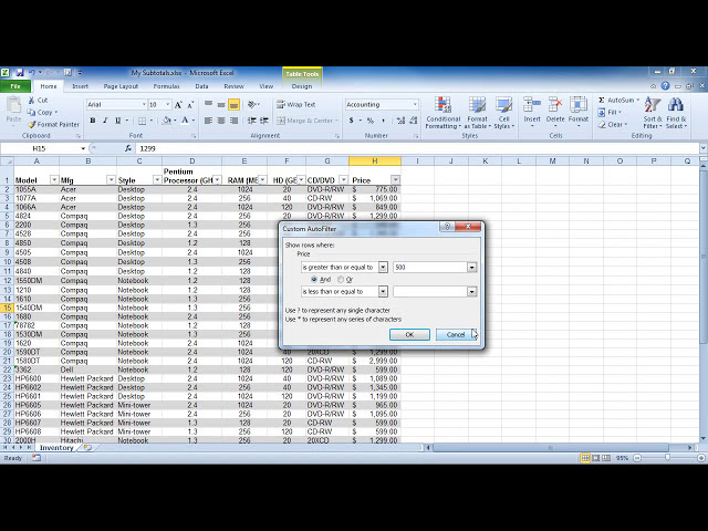 فیلم آموزشی: Microsoft Excel 2010: اعمال یک فیلتر ساده با زیرنویس فارسی