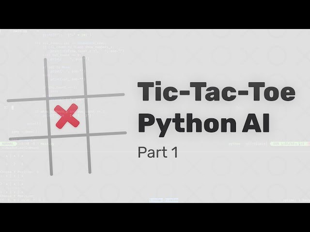 فیلم آموزشی: هوش مصنوعی Tic-Tac-Toe در پایتون (قسمت 1) | ساخت هیئت مدیره با زیرنویس فارسی