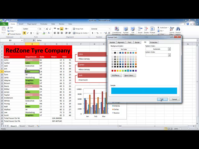 فیلم آموزشی: نحوه اعمال، ایجاد و به اشتراک گذاری استایل ها در Excel 2010 با زیرنویس فارسی