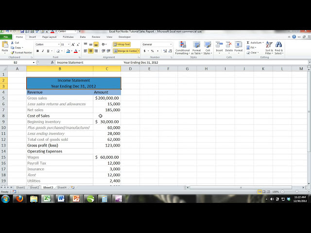 فیلم آموزشی: Excel 2013 Tutorial For Noobs Part 8: Format Cells with Fill Color to Fill Cells 2007 2010 2013 با زیرنویس فارسی