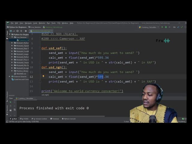 فیلم آموزشی: برنامه نویسی زنده #Python - ساخت اپلیکیشن مبدل ارز پایه | آموزش مبتدیان | PyCharm IDE با زیرنویس فارسی
