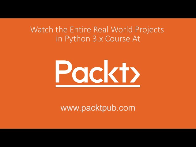 فیلم آموزشی: پروژه های دنیای واقعی در پایتون 3.x: استفاده از پایتون برای ارسال ایمیل | packtpub.com با زیرنویس فارسی