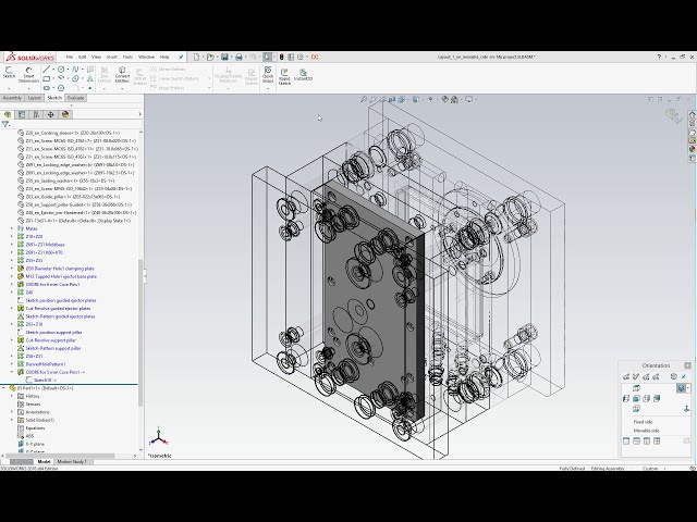 فیلم آموزشی: آموزش: طراحی قالب با استفاده از SolidWorks، مونتاژ پایه قالب HASCO و اجزای قالب HASCO.