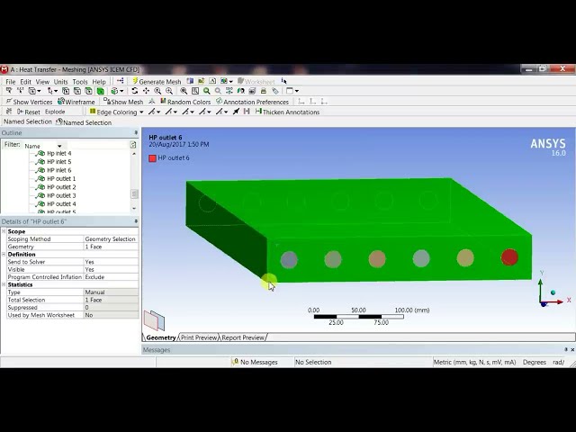 فیلم آموزشی: تجزیه و تحلیل جریان سیال و انتقال حرارت | مبدل حرارتی متقاطع | آموزش فلوئنت ANSYS | CFD با زیرنویس فارسی