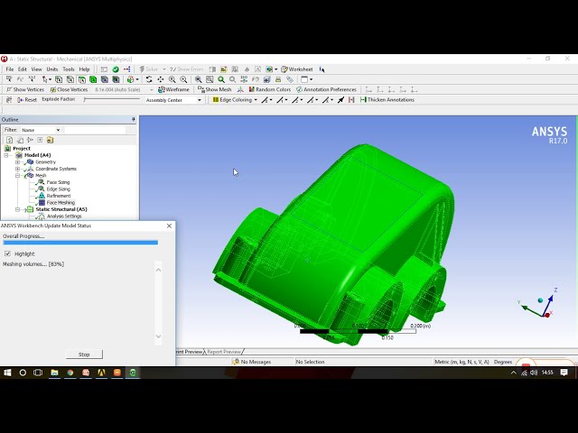 فیلم آموزشی: ANSYS MESHING LOCAL SIZING, REFINEMENT, Face MESHING & METHOD.TUTORIAL 8