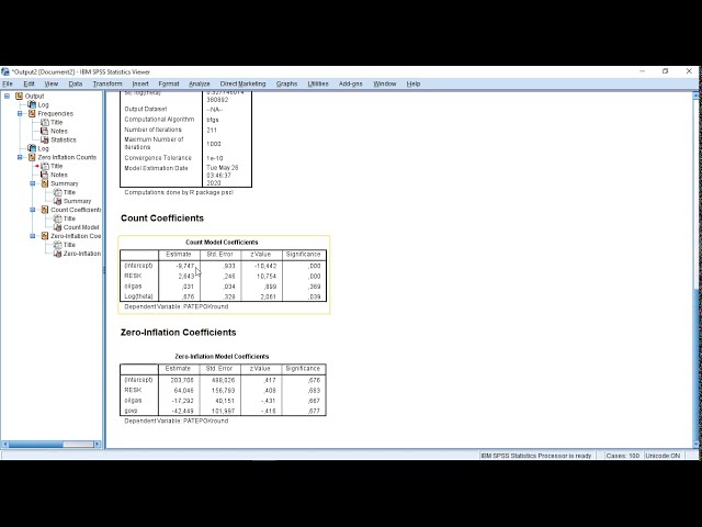 فیلم آموزشی: SPSS (R Essentials) - مدل‌های شمارش تورم صفر با زیرنویس فارسی