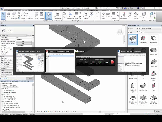 فیلم آموزشی: Revit 2017 Fabrication Parts - نکات و ترفندها 02 افزودن عایق با زیرنویس فارسی