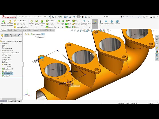 فیلم آموزشی: منیفولد اگزوز آموزش SolidWorks