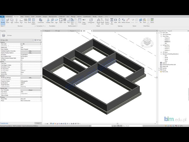 فیلم آموزشی: REVIT - طراحی خانه تک خانواده - پایه ها قسمت 1