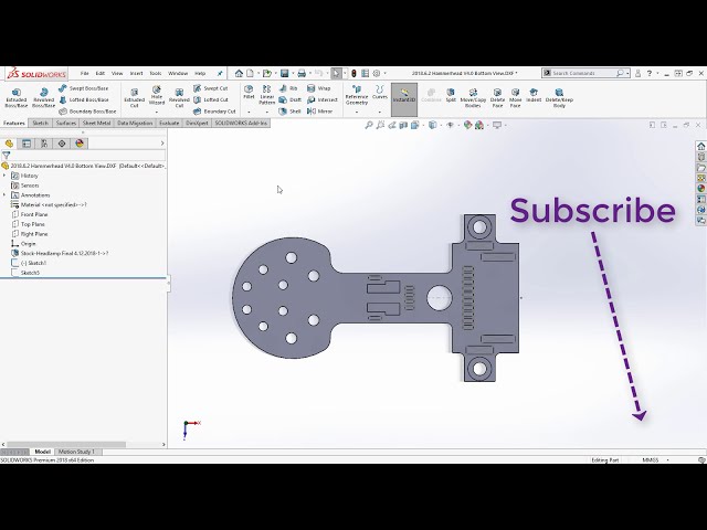 فیلم آموزشی: نحوه ایجاد سریع DXF Export در SolidWorks (بدون نقشه) با زیرنویس فارسی