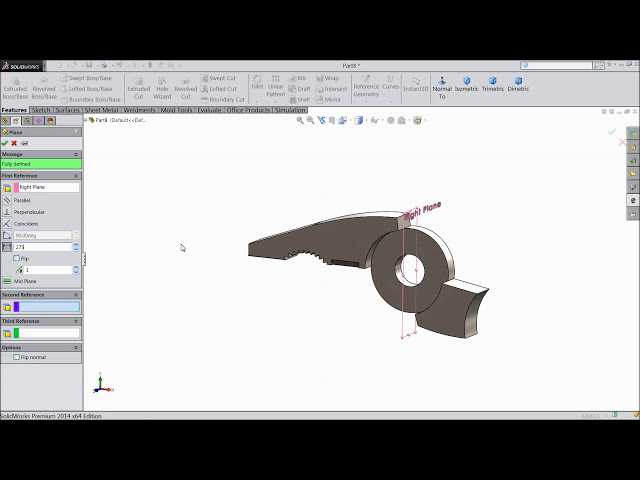 فیلم آموزشی: آموزش Solidworks | انبر اسکچ در Solidworks با زیرنویس فارسی