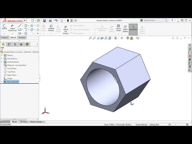 فیلم آموزشی: طرح های سایه دار SOLIDWORKS 2017 با زیرنویس فارسی