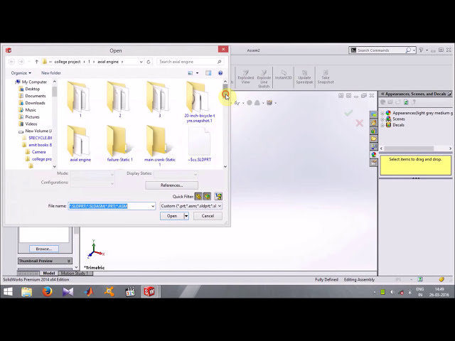 فیلم آموزشی: تجزیه و تحلیل حرکت تعلیق در solidworks