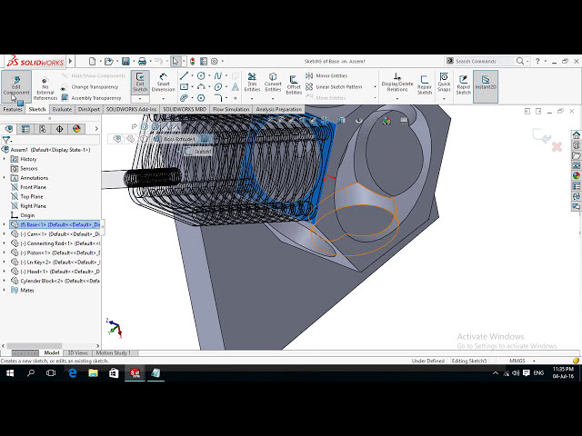 فیلم آموزشی: آموزش Modeling Radial Engine SolidWorks 4/7