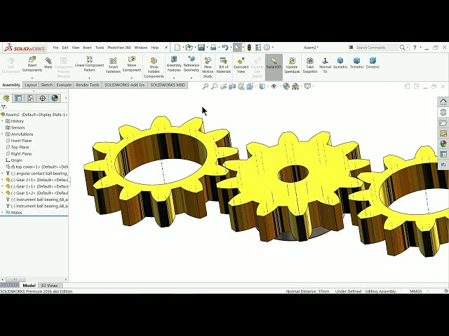 فیلم آموزشی: Gear Fidget Spinner در Solidworks | آموزش Solidworks با زیرنویس فارسی