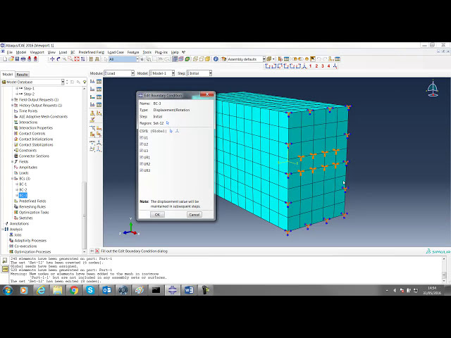 فیلم آموزشی: اعمال شرایط مرزی در Abaqus/CAE (بخش 2)