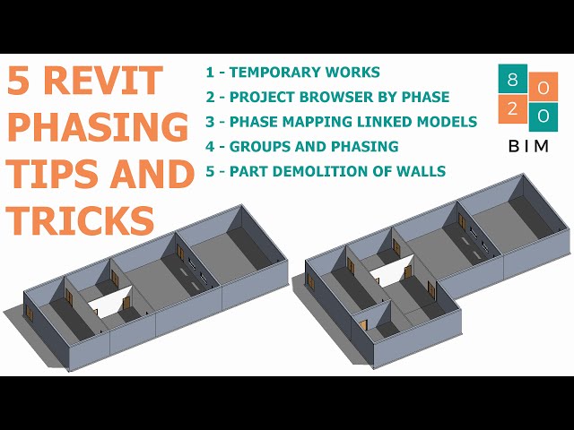 فیلم آموزشی: 5 نکته و ترفند Revit Phasing با زیرنویس فارسی