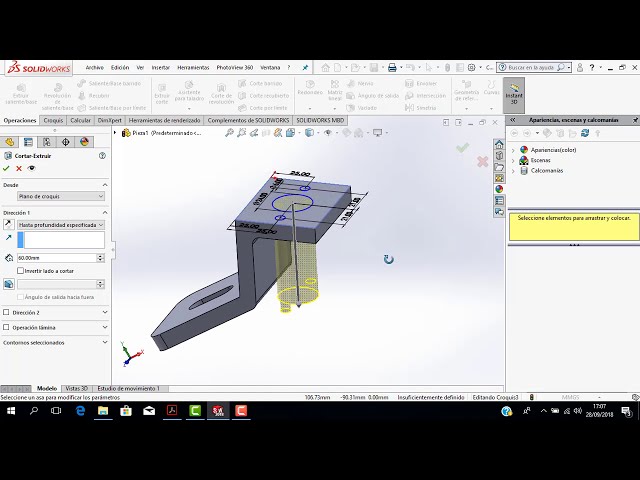 فیلم آموزشی: TUTORIAL SOLIDWORKS 2018- PIEZA 01 با زیرنویس فارسی