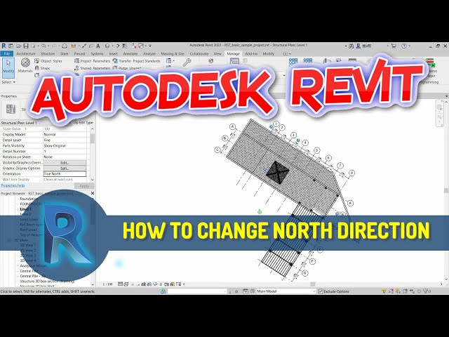 فیلم آموزشی: آموزش Revit How To Change North Direction با زیرنویس فارسی