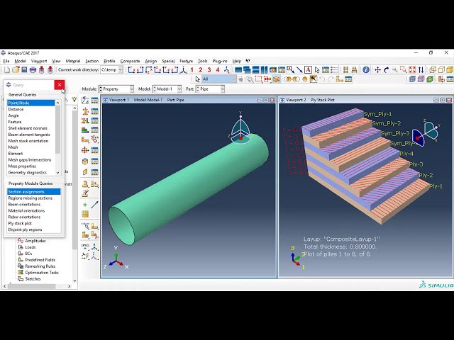 فیلم آموزشی: شروع Abaqus برای مبتدیان شماره 6: تجزیه و تحلیل استاتیک لوله چیدمان کامپوزیت توخالی