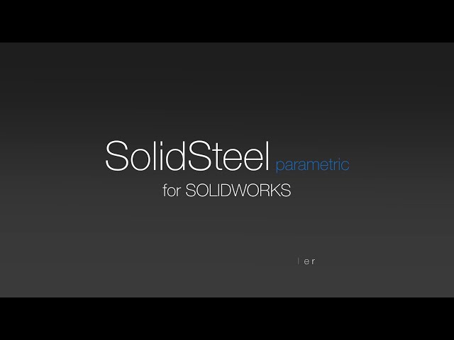 فیلم آموزشی: ایجاد اتصالات فولادی پیچ و مهره ای در SOLIDWORKS با پارامتریک SolidSteel برای SOLIDWORKS با زیرنویس فارسی