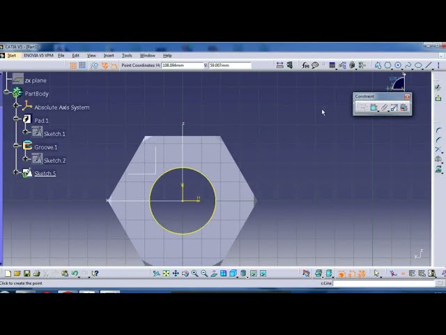 فیلم آموزشی: طراحی رزوه های داخلی در CATIA | نحوه ساخت نخ های داخلی در Catia | طراحی نخ catia با زیرنویس فارسی