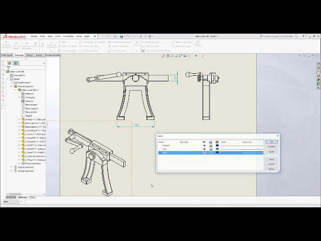 فیلم آموزشی: Solidworks - Layers no desenho 2D با زیرنویس فارسی