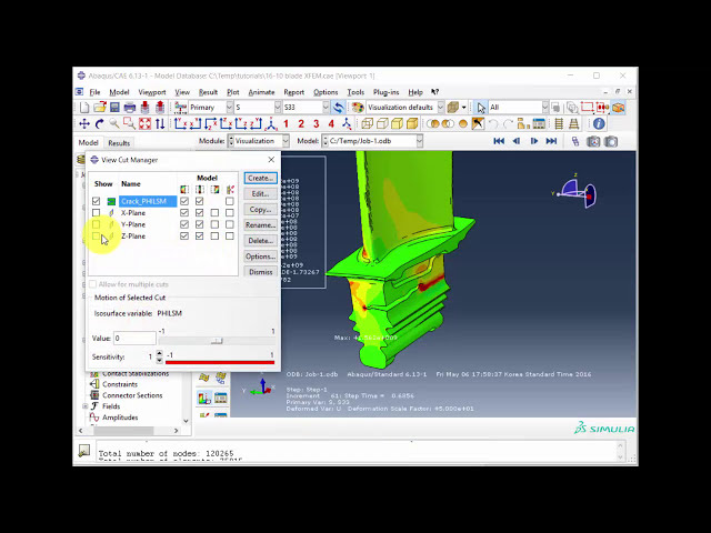 فیلم آموزشی: آموزش 16-10 ABAQUS | XFEM | تیغه توربین | مکانیک شکست | VCCT