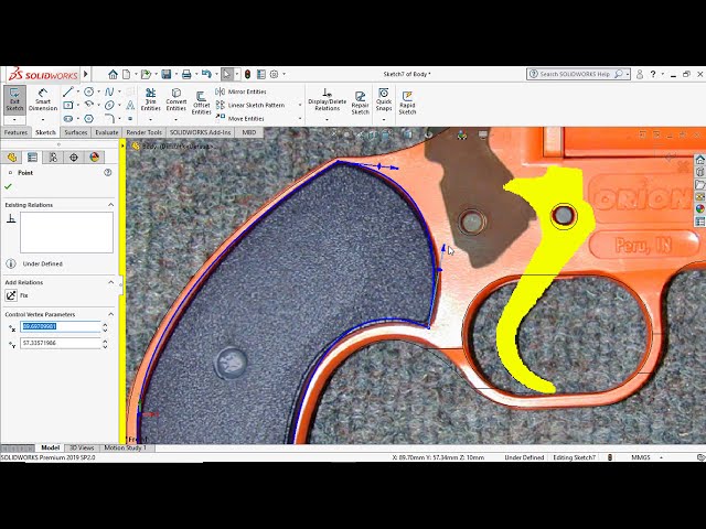 فیلم آموزشی: آموزش Solidworks / Flare gun part1