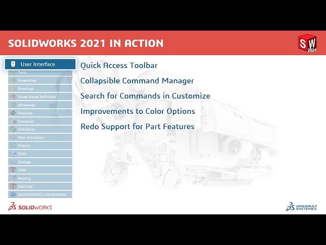 فیلم آموزشی: SOLIDWORKS 2021 چه جدید است: رابط کاربری با زیرنویس فارسی