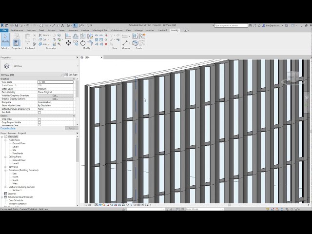 فیلم آموزشی: Revit Modeling Exercise 007 - Facade با زیرنویس فارسی