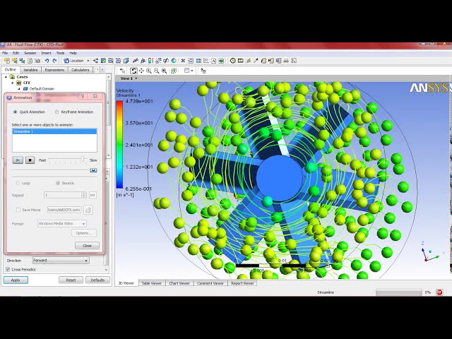 فیلم آموزشی: میز کار #ANSYS # CFX # فن BLADE