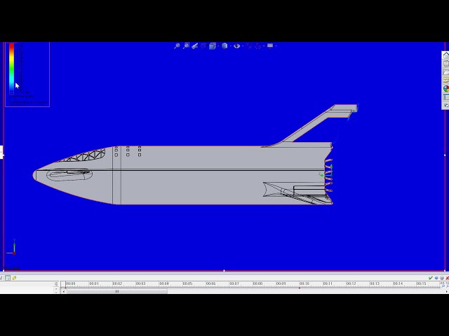 فیلم آموزشی: Space-X به روز شده BFR 2018 شبیه سازی دقیق آیرودینامیک - شبیه سازی جریان SolidWorks