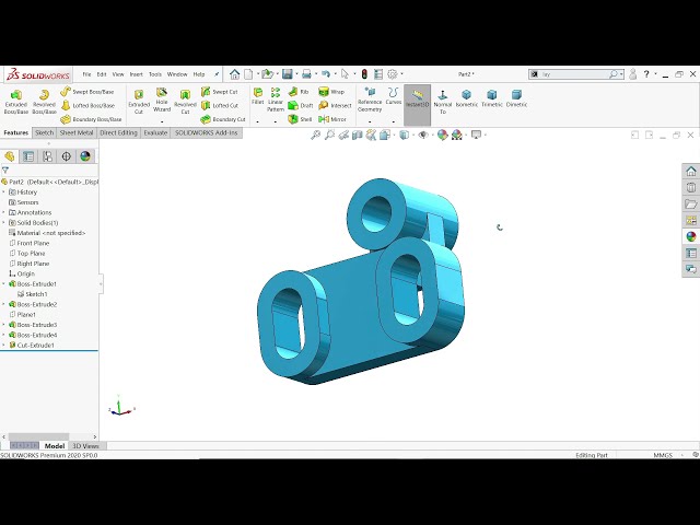 فیلم آموزشی: آموزش Solidworks برای مبتدیان تمرین 141