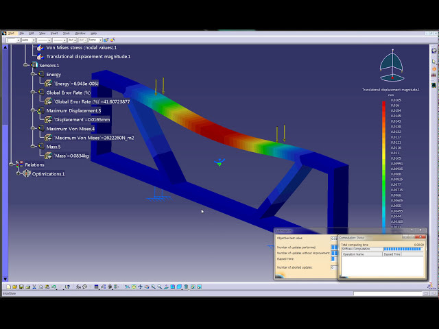 فیلم آموزشی: بهینه ساز مهندسی تحلیل استاتیک CATIA V5