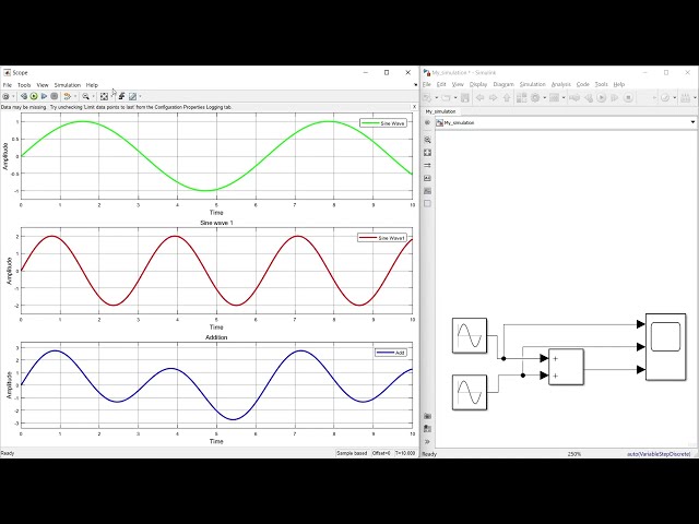 فیلم آموزشی: Scope در MATLAB Simulink | نحوه استفاده از scope در متلب | Scope و تنظیمات آن آموزش متلب با زیرنویس فارسی