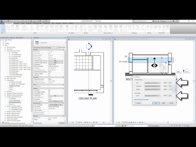 فیلم آموزشی: آموزش اصول Revit - نحوه استفاده از View Range با زیرنویس فارسی