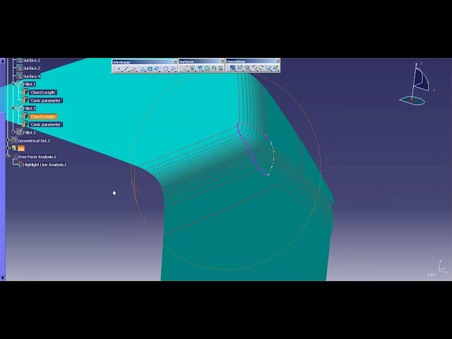 فیلم آموزشی: گوشه سطحی کلاس A - روش جایگزین: Catia V5 | Catia V6 با زیرنویس فارسی