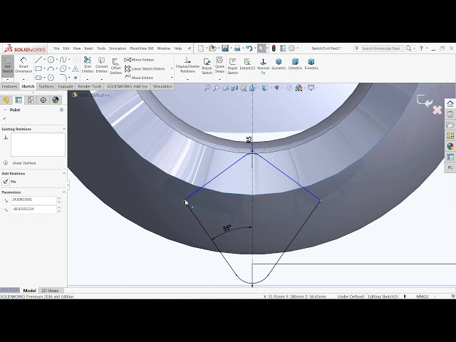 فیلم آموزشی: کوزه آموزشی SolidWorks Surface