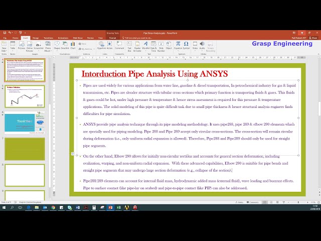 فیلم آموزشی: تجزیه و تحلیل استرس لوله با استفاده از ANSYS